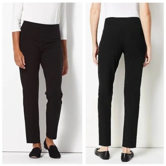 J. Jill NWT Wearever Collection Slim Leg Pull On Knit Pants in Black szL - Picture 14 of 14